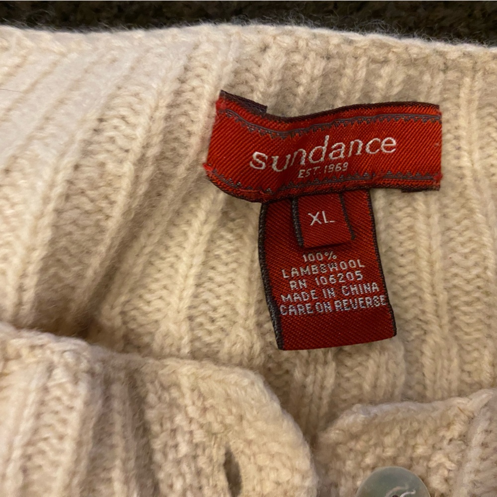 Sundance Cream Button-Up Cardigan - Picture 2 of 3